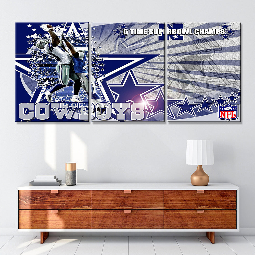 American Football Wall Art - AF5139 - Dallas Cowboys - American Football Poster - American Football Canvas