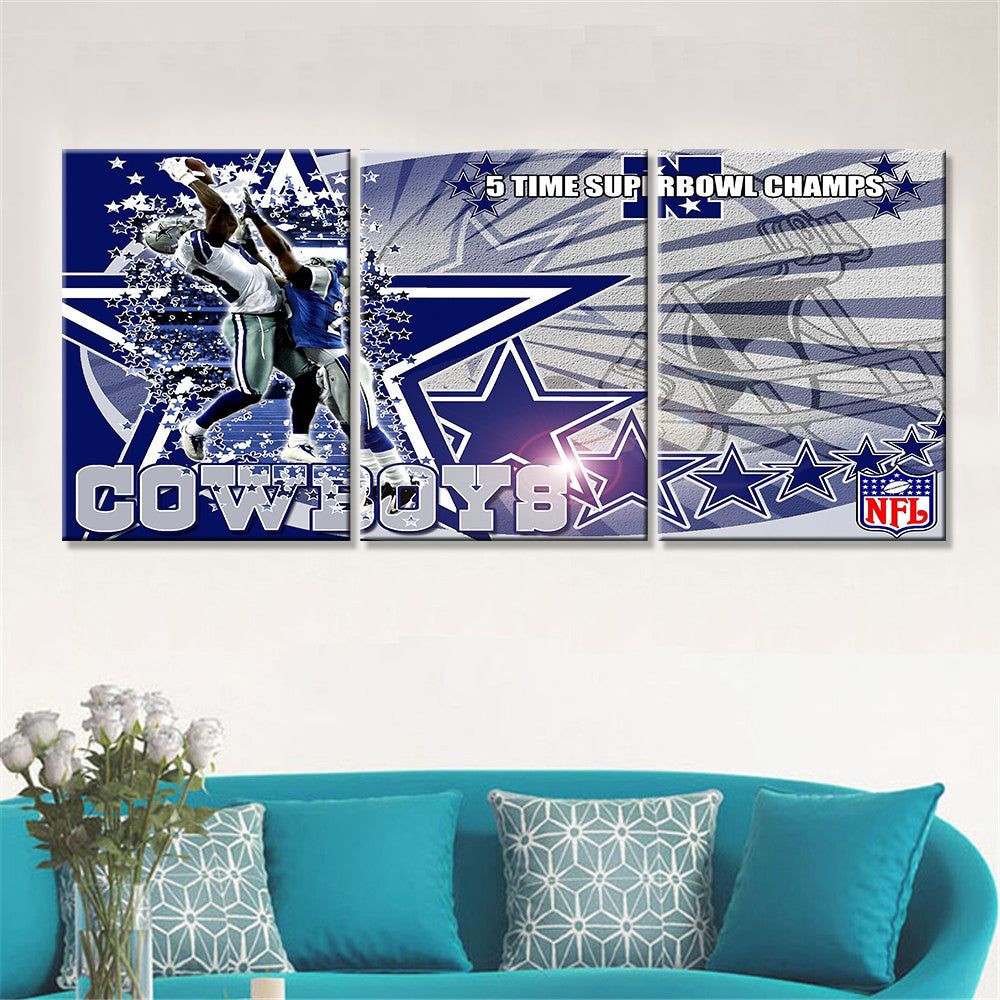 American Football Wall Art - AF5139 - Dallas Cowboys - American Football Poster - American Football Canvas