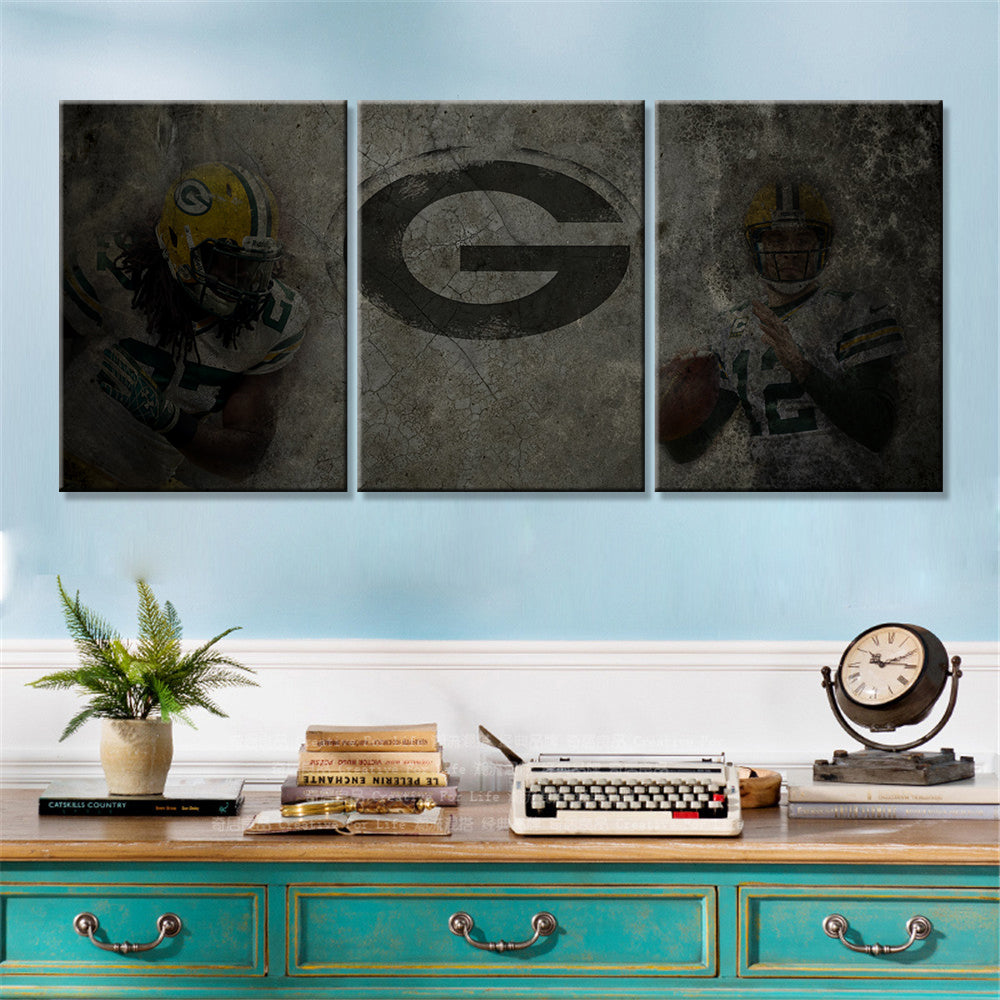 American Football Wall Art - AF5145 - Green Bay Packers - American Football Poster - American Football Canvas