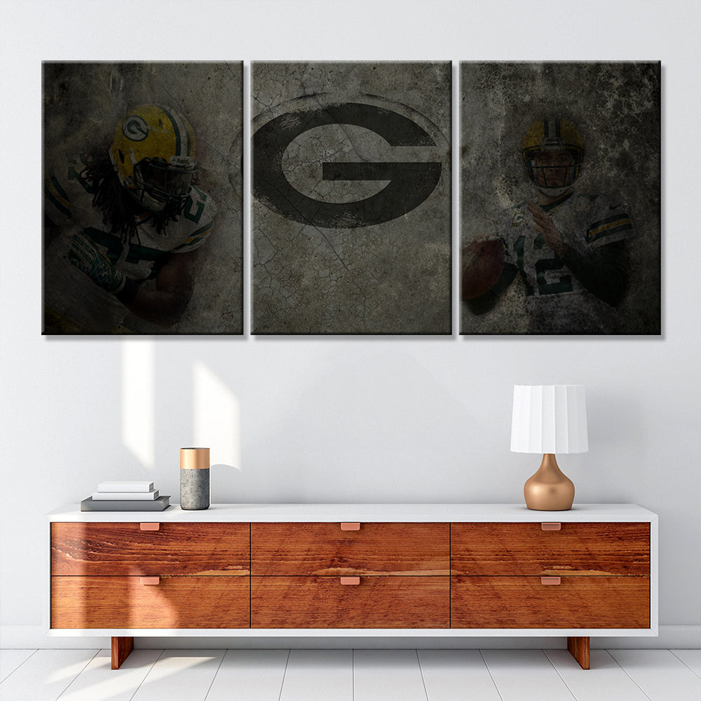 American Football Wall Art - AF5145 - Green Bay Packers - American Football Poster - American Football Canvas