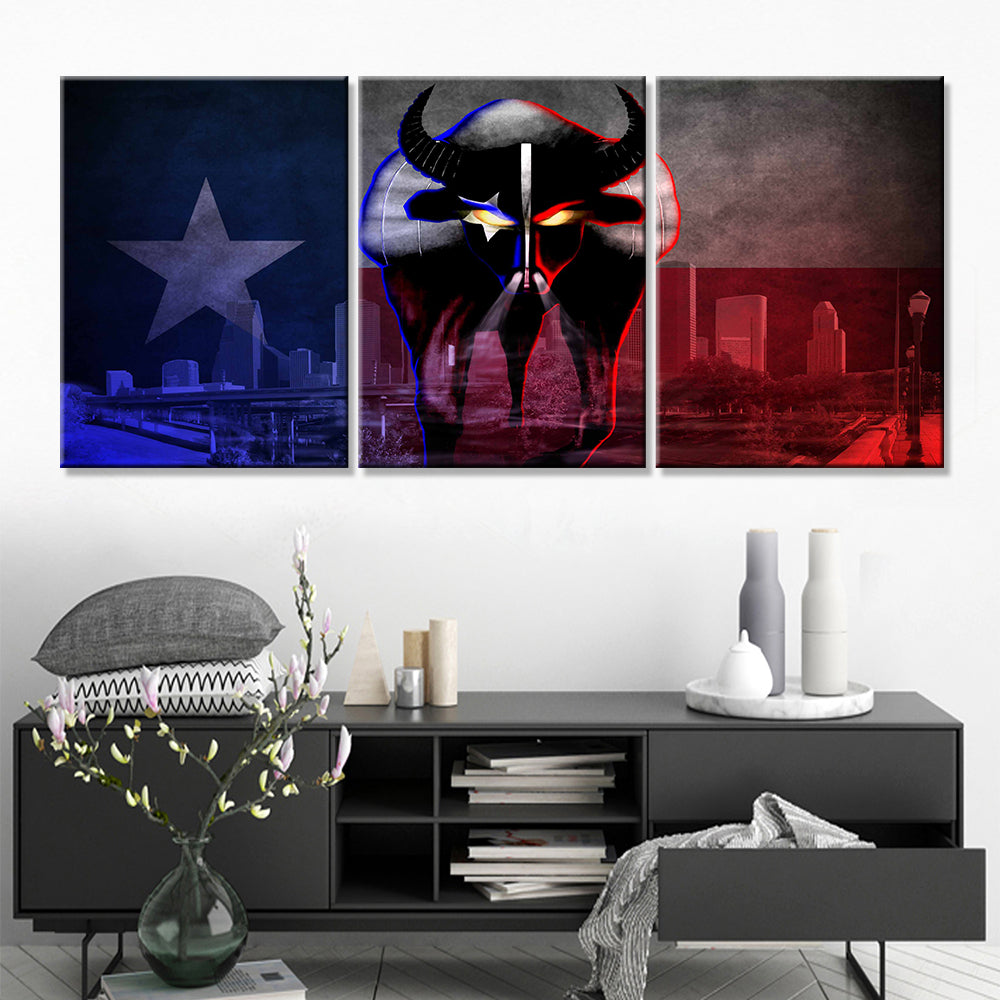 American Football Wall Art - AF5147 - Houston Texans - American Football Poster - American Football Canvas