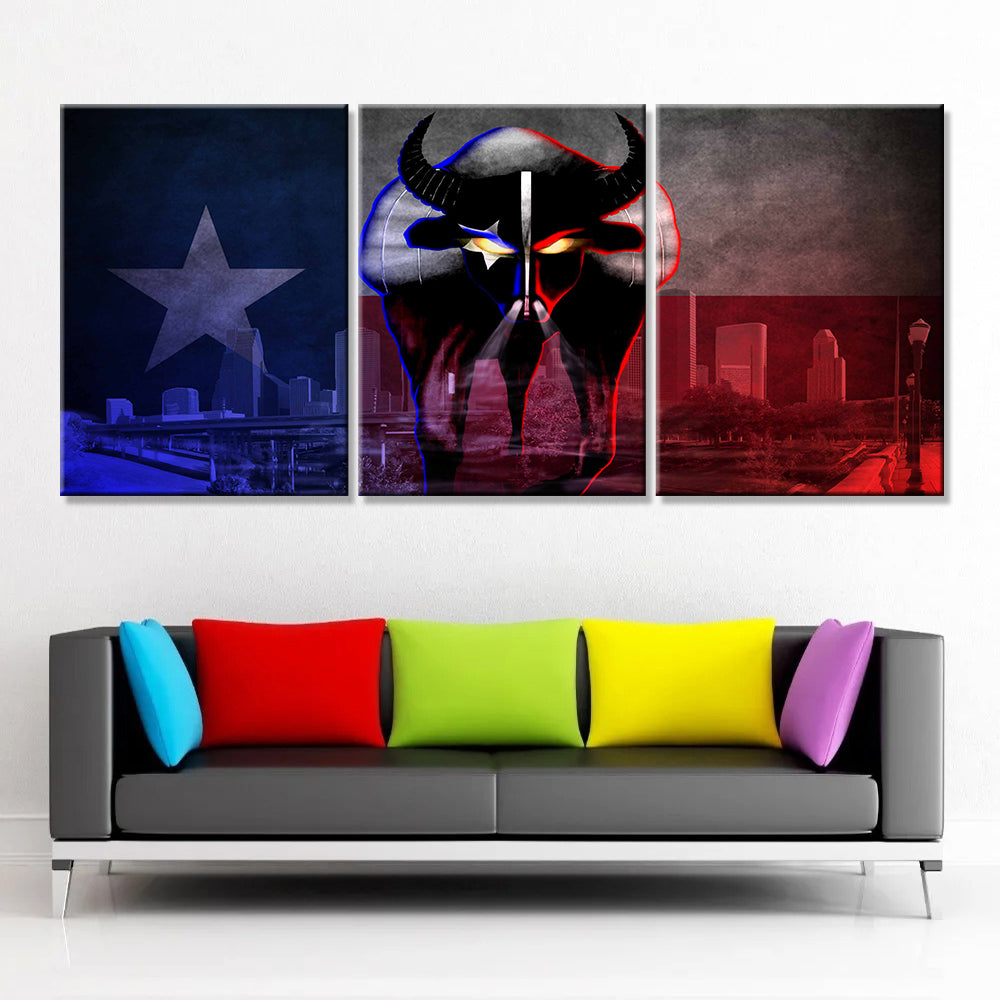 American Football Wall Art - AF5147 - Houston Texans - American Football Poster - American Football Canvas