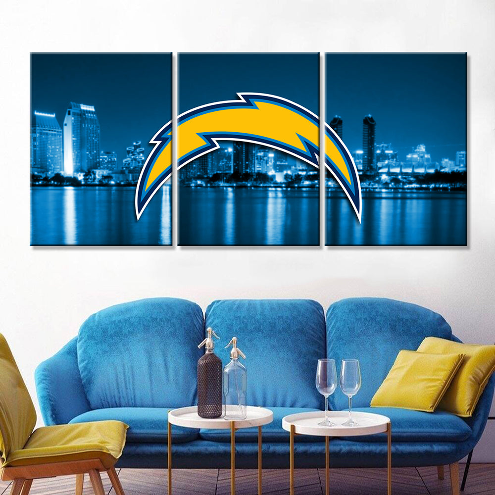 American Football Wall Art - AF5156 - San Diego Chargers - American Football Poster - American Football Canvas