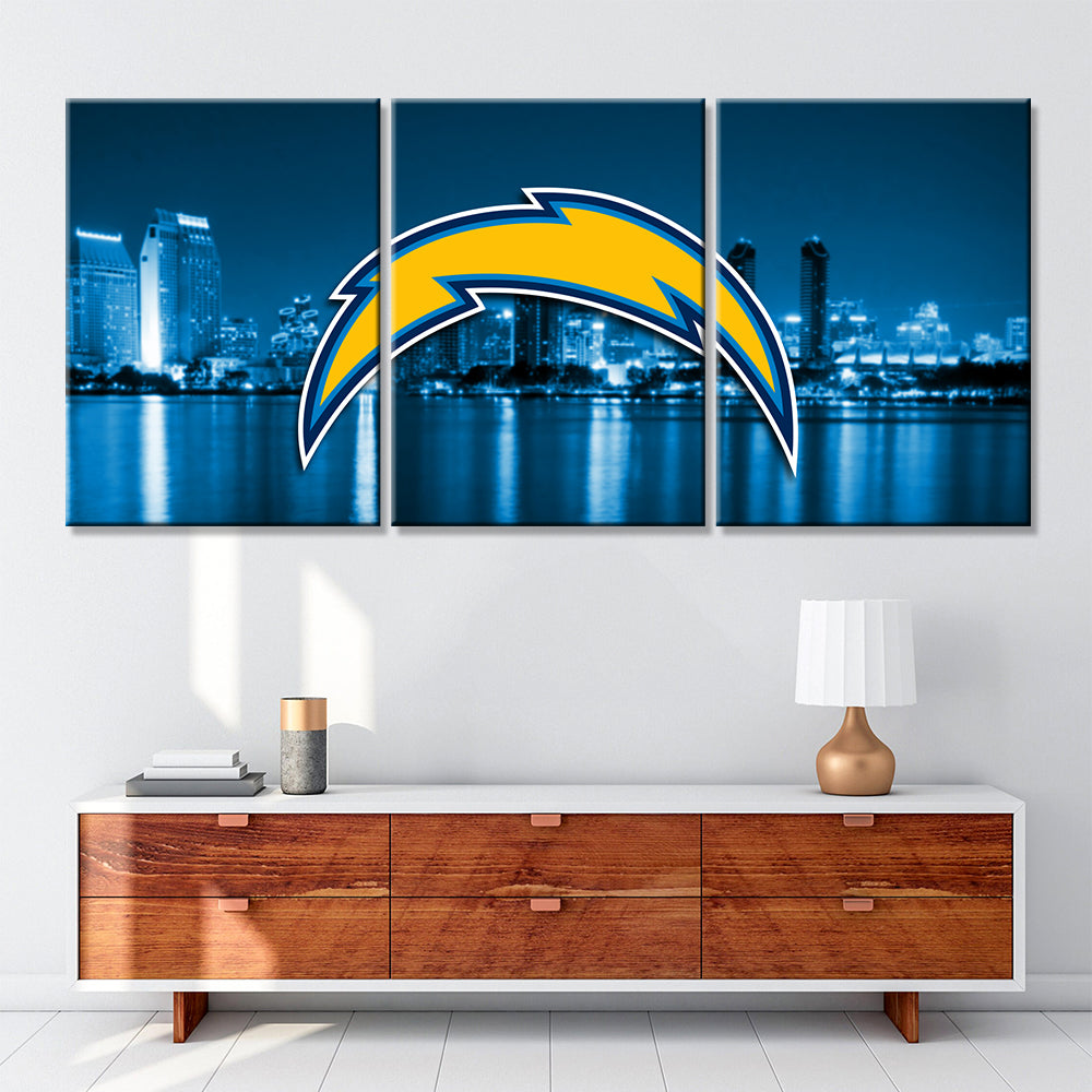 American Football Wall Art - AF5156 - San Diego Chargers - American Football Poster - American Football Canvas