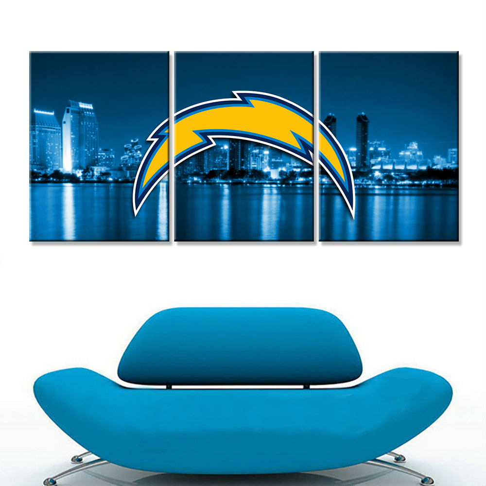 American Football Wall Art - AF5156 - San Diego Chargers - American Football Poster - American Football Canvas
