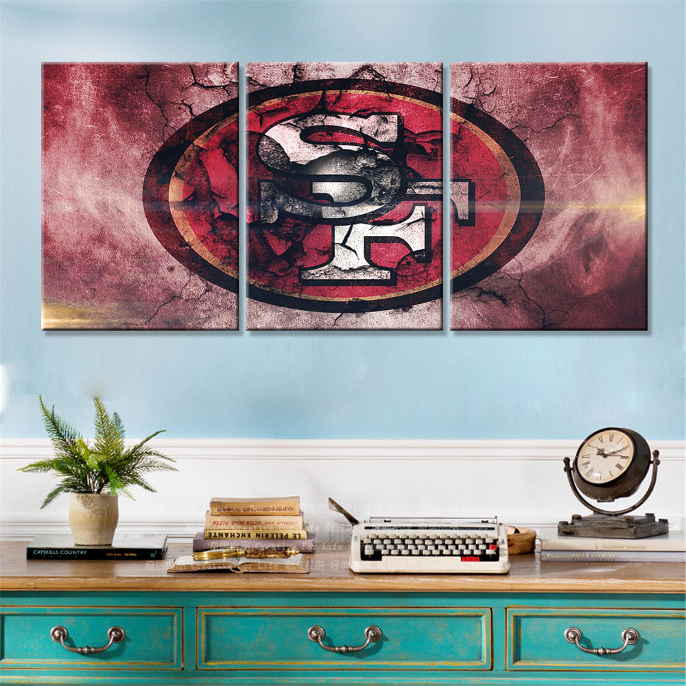 American Football Wall Art - AF5158 - San Francisco 49ers - American Football Poster - American Football Canvas