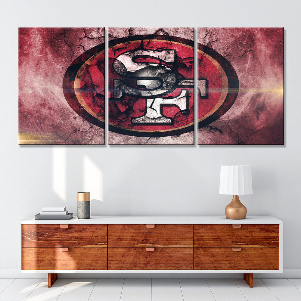 American Football Wall Art - AF5158 - San Francisco 49ers - American Football Poster - American Football Canvas