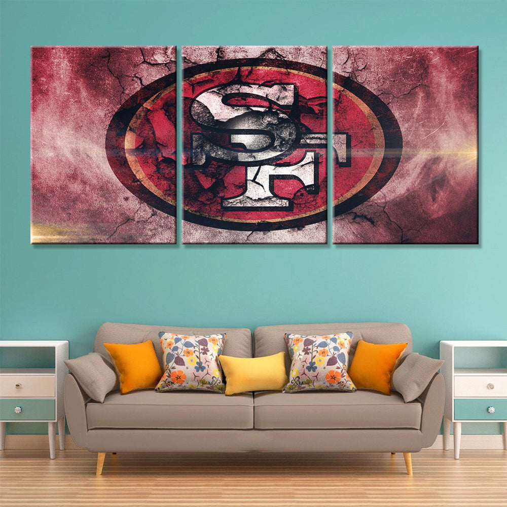 American Football Wall Art - AF5158 - San Francisco 49ers - American Football Poster - American Football Canvas