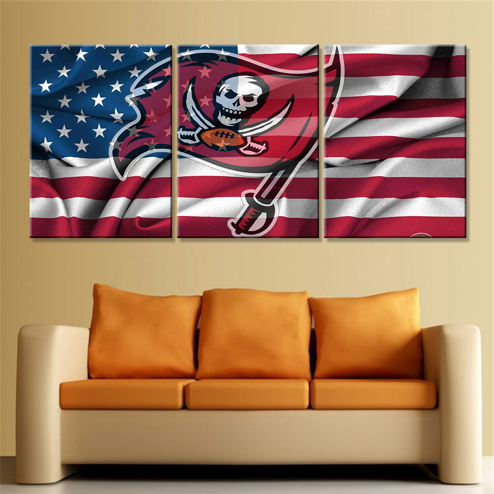 American Football Wall Art - AF5161 - Tampa Bay Buccaneers - American Football Poster - American Football Canvas