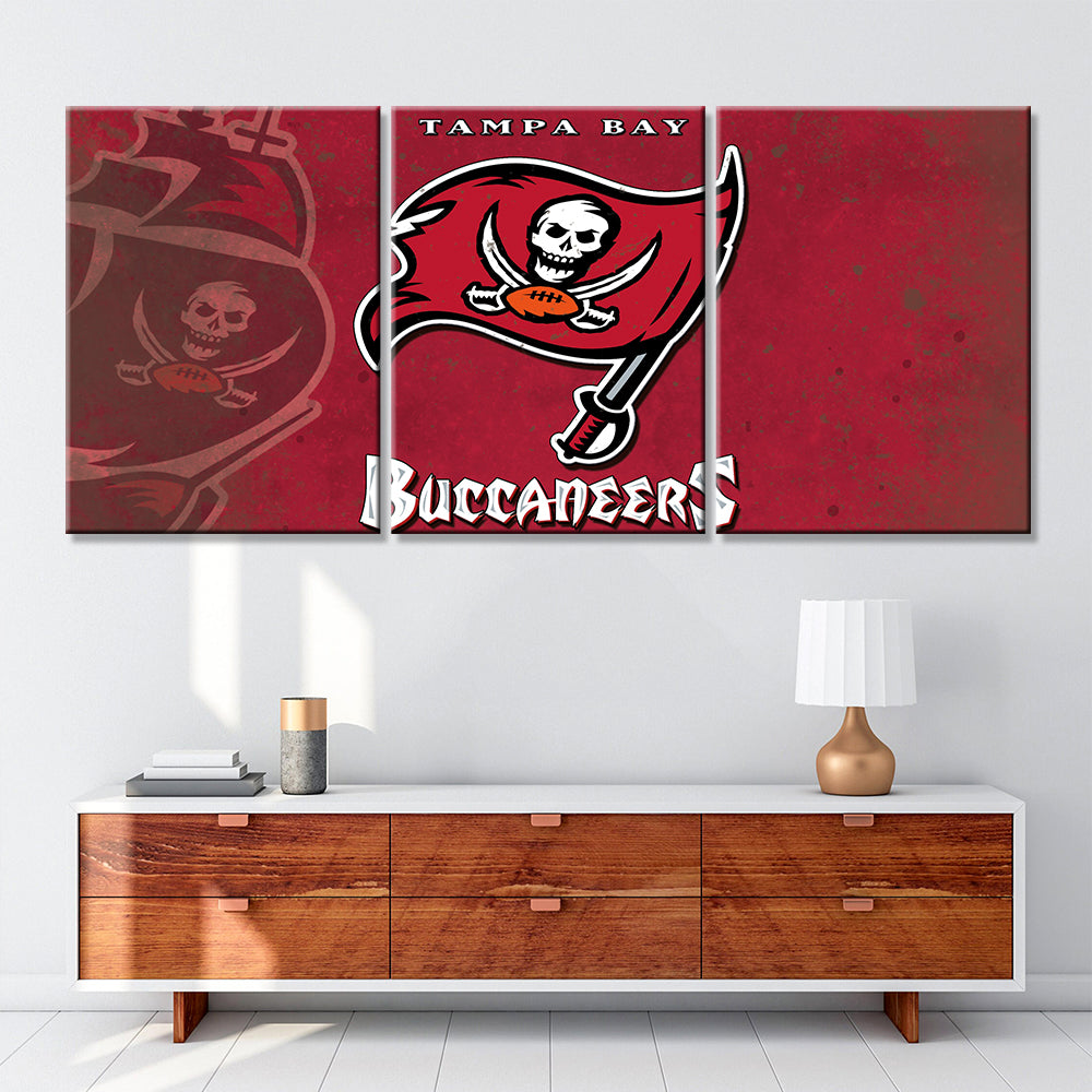 American Football Wall Art - AF5162 - Tampa Bay Buccaneers - American Football Poster - American Football Canvas