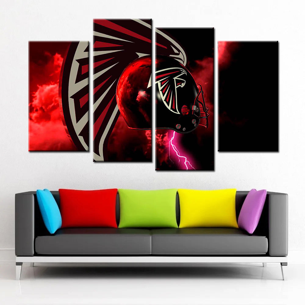American Football Wall Art - AF5134 - Atlanta Falcons - American Football Poster - American Football Canvas