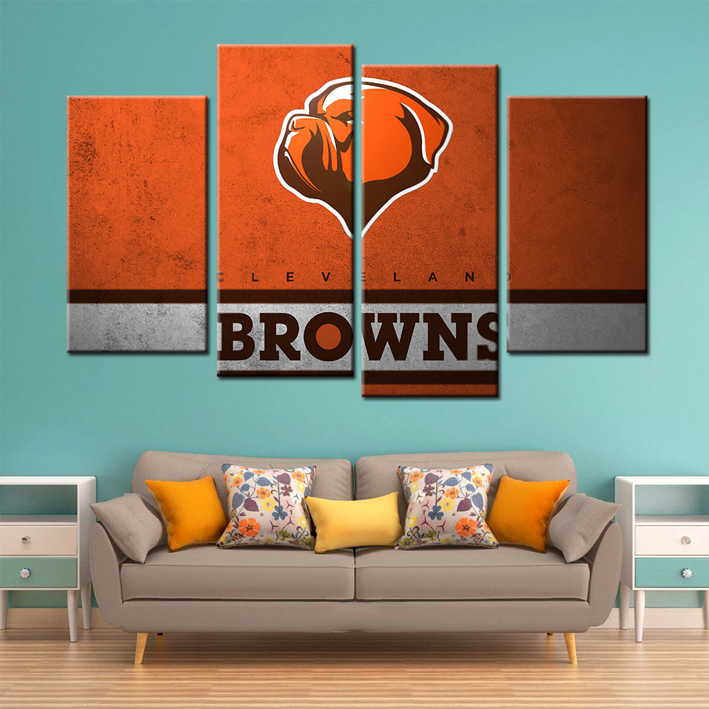American Football Wall Art - AF5138 - Cleveland Browns - American Football Poster - American Football Canvas