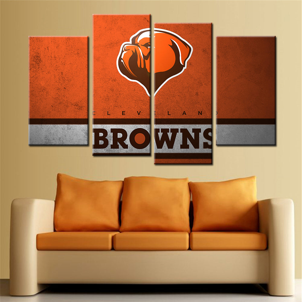 American Football Wall Art - AF5138 - Cleveland Browns - American Football Poster - American Football Canvas