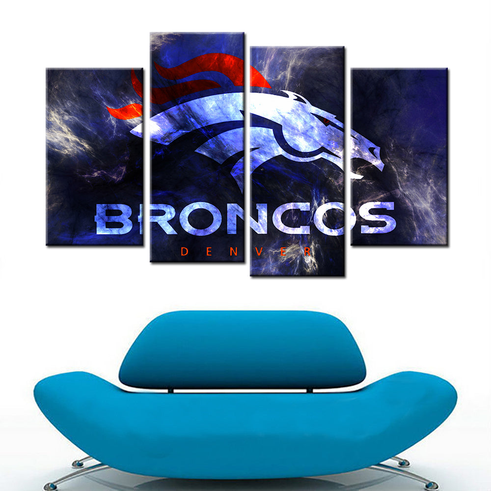 American Football Wall Art - AF5141 - Denver Broncos - American Football Poster - American Football Canvas