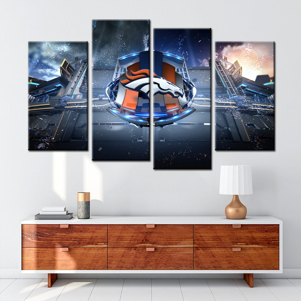 American Football Wall Art - AF5142 - Denver Broncos - American Football Poster - American Football Canvas