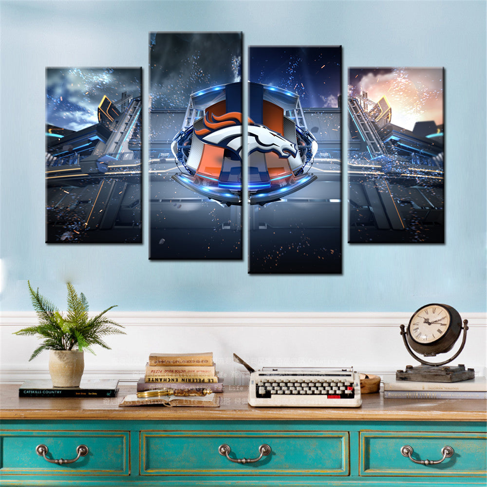 American Football Wall Art - AF5142 - Denver Broncos - American Football Poster - American Football Canvas