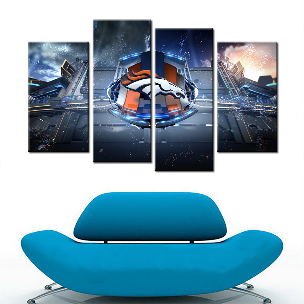 American Football Wall Art - AF5142 - Denver Broncos - American Football Poster - American Football Canvas