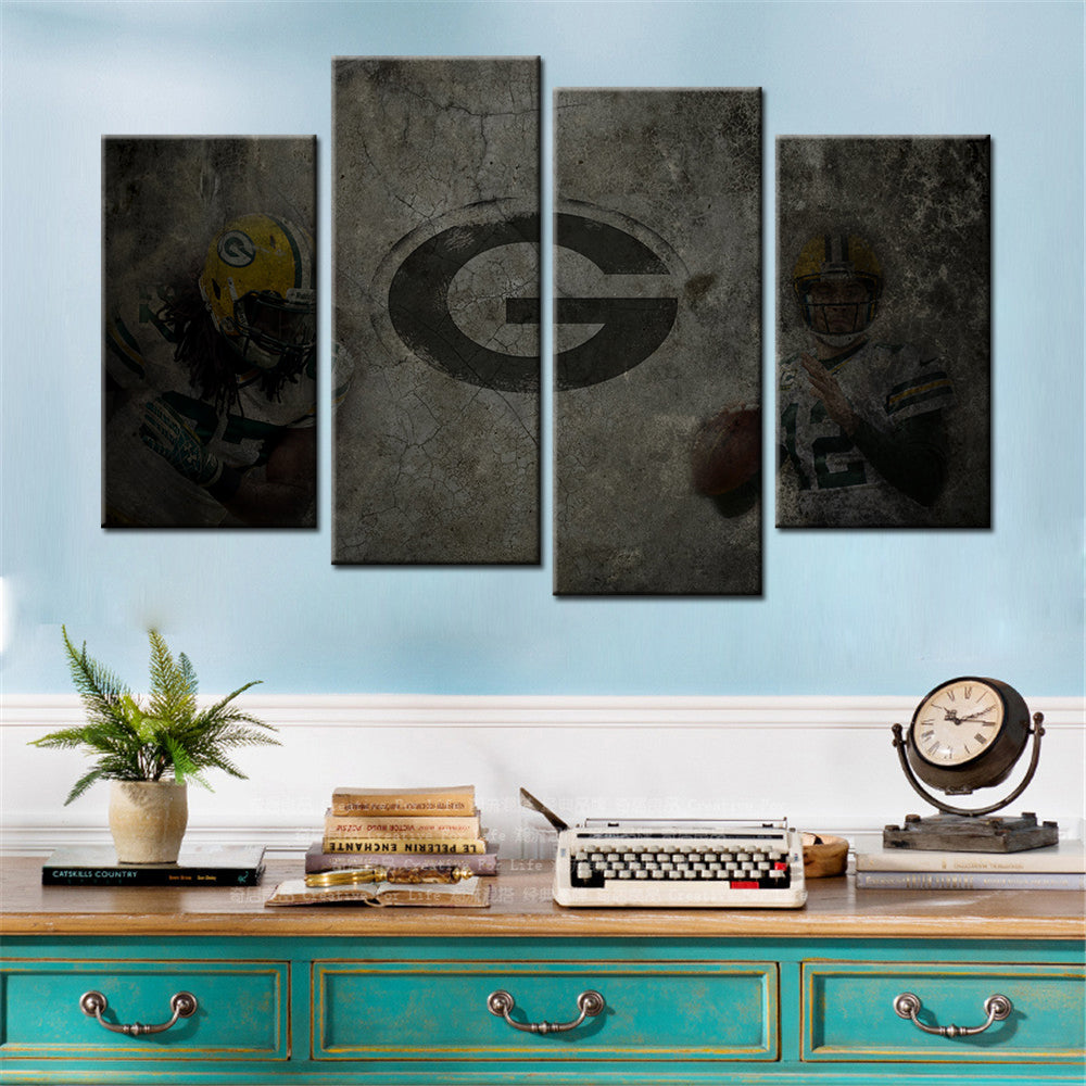 American Football Wall Art - AF5145 - Green Bay Packers - American Football Poster - American Football Canvas