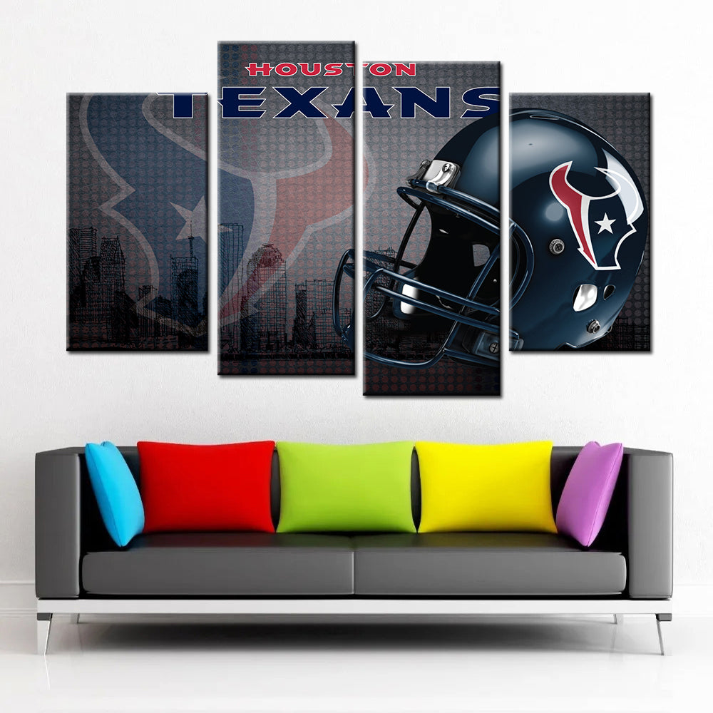 American Football Wall Art - AF5146 - Houston Texans - American Football Poster - American Football Canvas