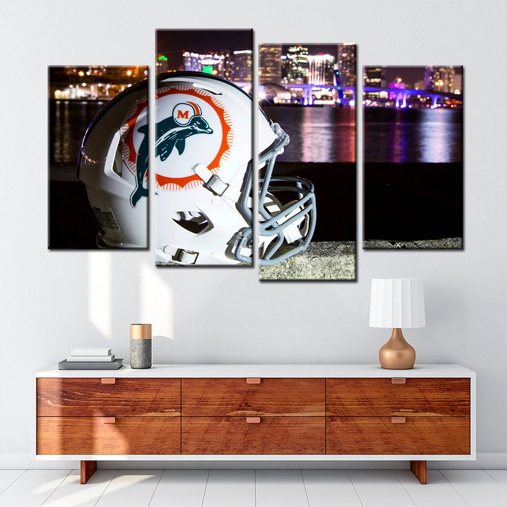 American Football Wall Art - AF5149 - Miami Dolphins - American Football Poster - American Football Canvas
