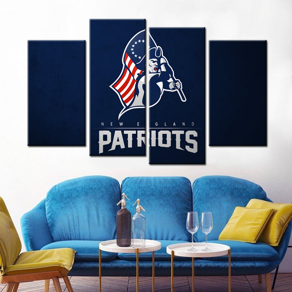 American Football Wall Art - AF5152 - New England Patriots - American Football Poster - American Football Canvas