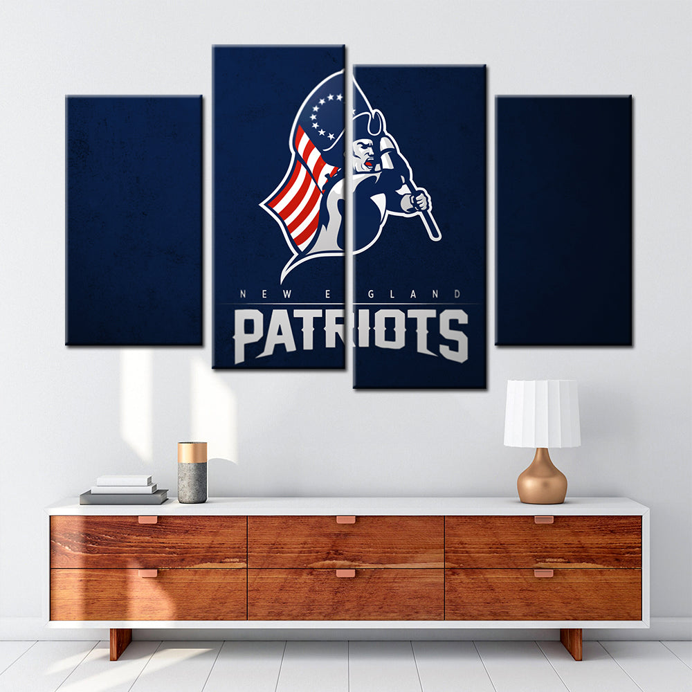American Football Wall Art - AF5152 - New England Patriots - American Football Poster - American Football Canvas