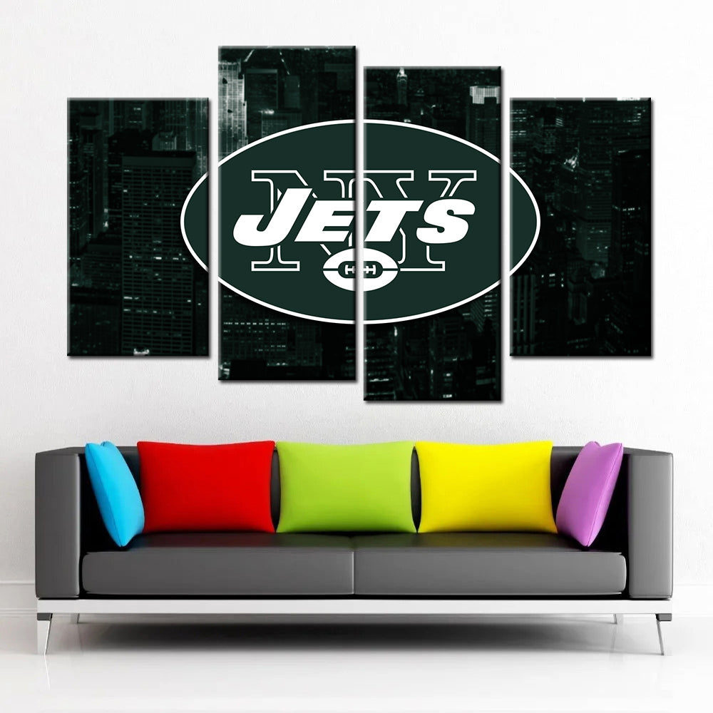 American Football Wall Art - AF5153 - New York Jets - American Football Poster - American Football Canvas