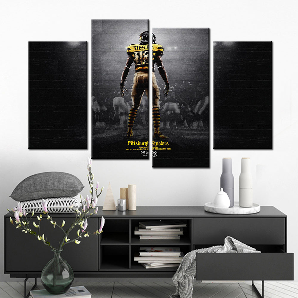 American Football Wall Art - AF5155 - Pittsburgh Steelers - American Football Poster - American Football Canvas