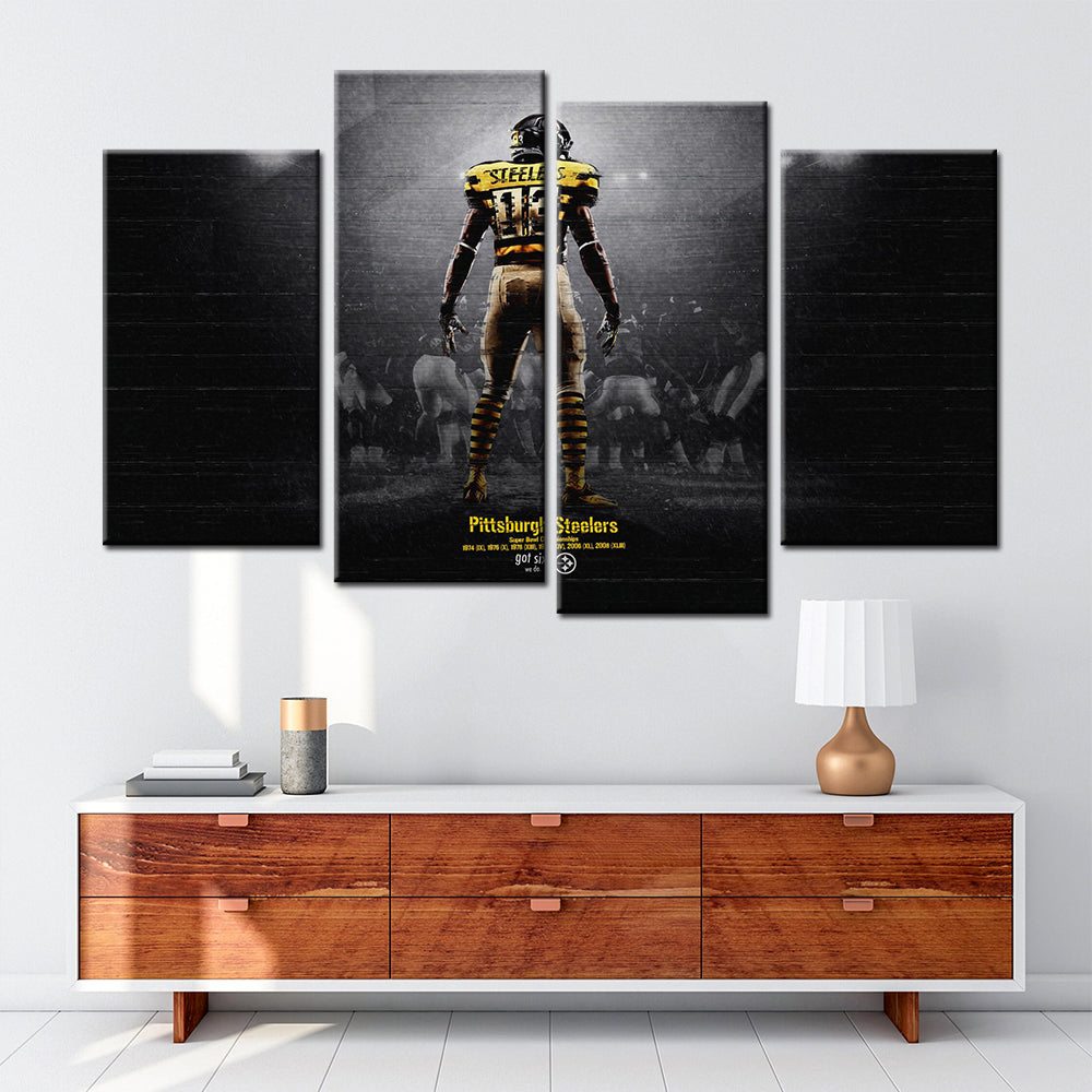 American Football Wall Art - AF5155 - Pittsburgh Steelers - American Football Poster - American Football Canvas