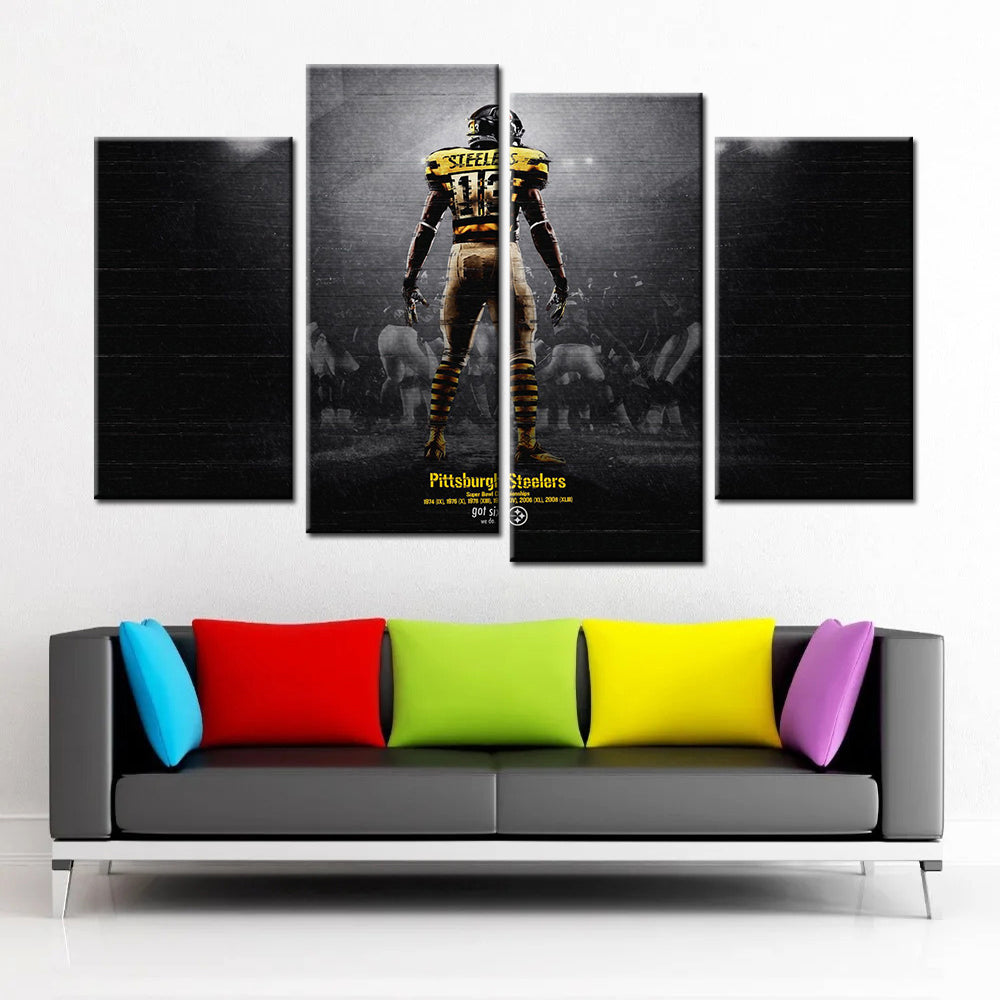American Football Wall Art - AF5155 - Pittsburgh Steelers - American Football Poster - American Football Canvas