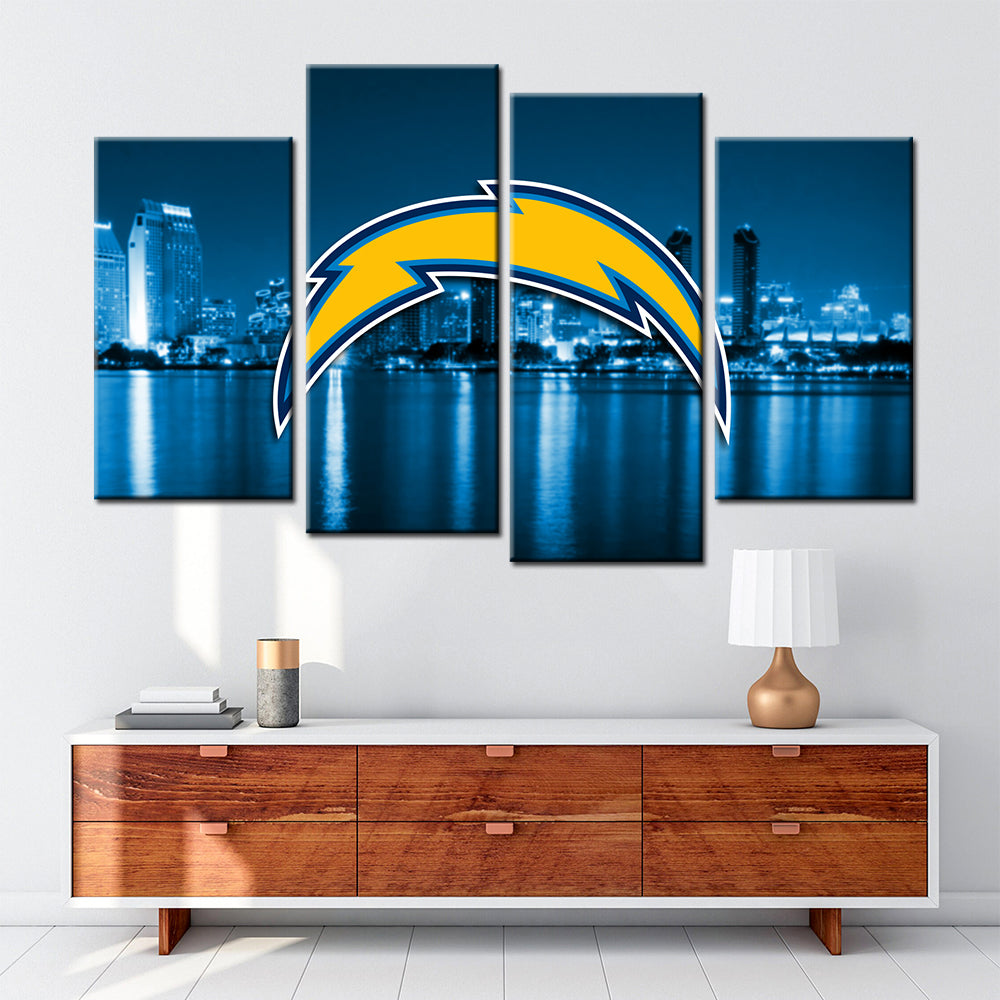 American Football Wall Art - AF5156 - San Diego Chargers - American Football Poster - American Football Canvas