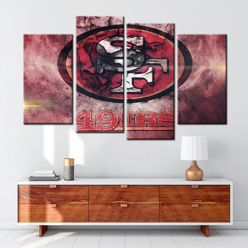 American Football Wall Art - AF5158 - San Francisco 49ers - American Football Poster - American Football Canvas