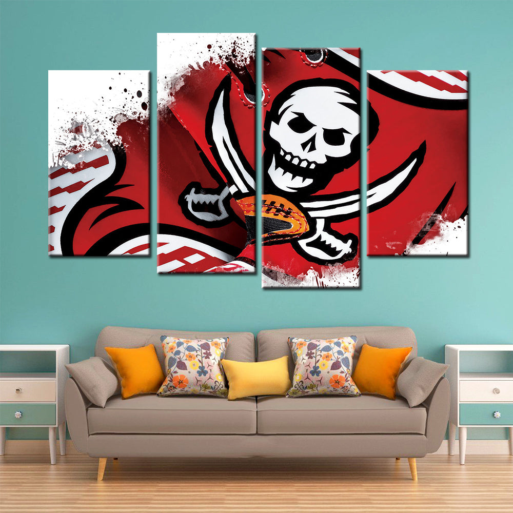 American Football Wall Art - AF5160 - Tampa Bay Buccaneers - American Football Poster - American Football Canvas