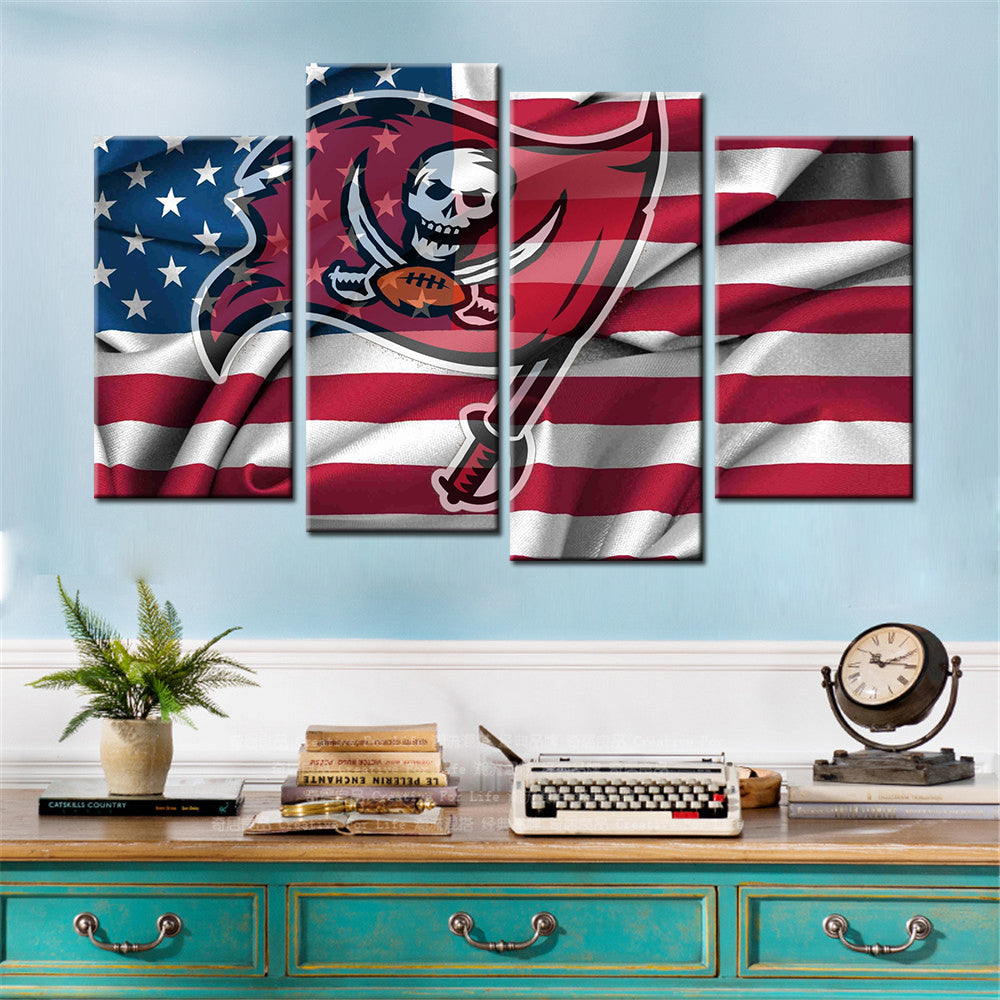 American Football Wall Art - AF5161 - Tampa Bay Buccaneers - American Football Poster - American Football Canvas