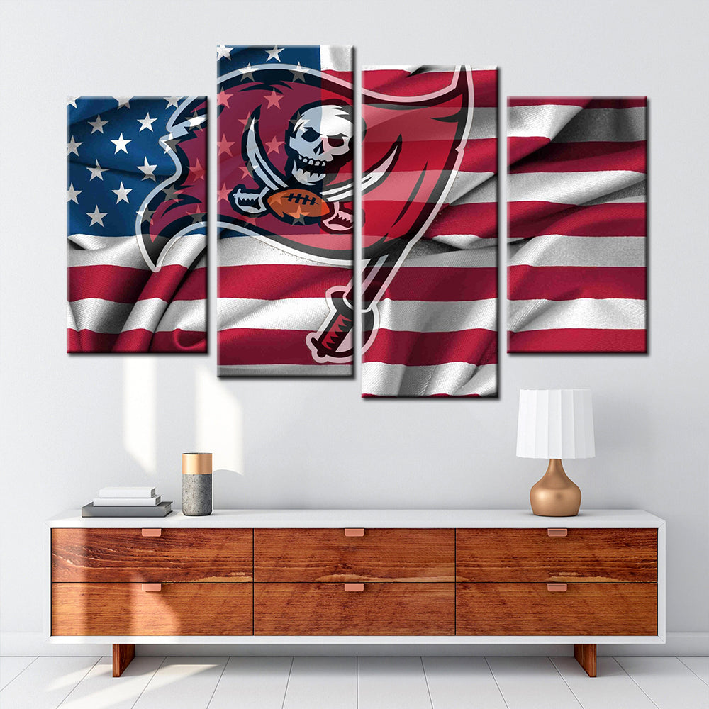 American Football Wall Art - AF5161 - Tampa Bay Buccaneers - American Football Poster - American Football Canvas