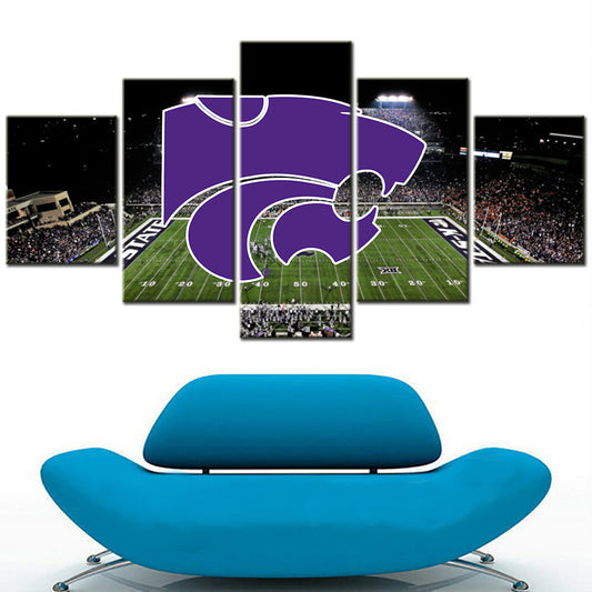 American Football Canvas Wall Art - AF5088 - Kansas State Wildcats Football Stadium
