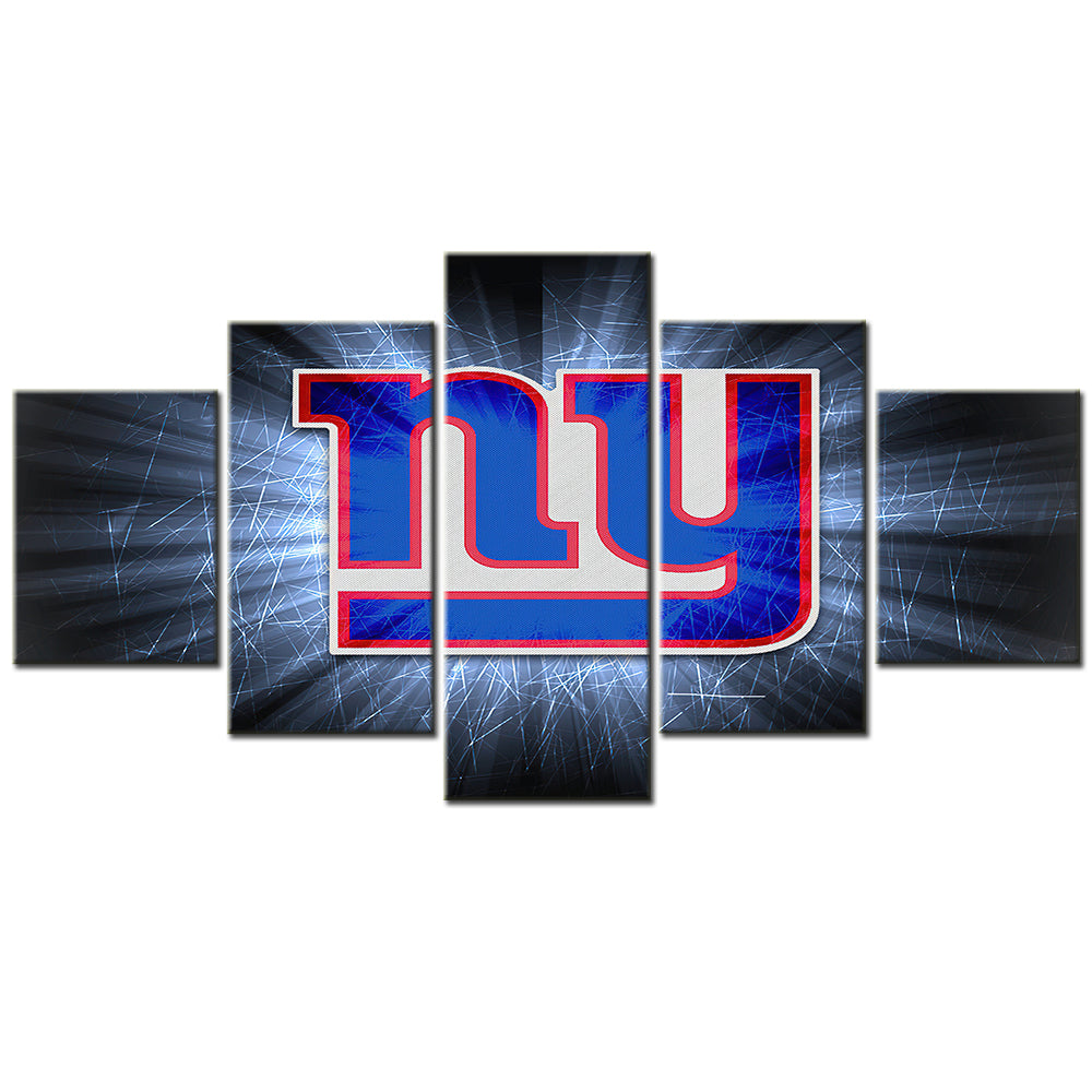 American Football - 5 Pieces Wall Art - AF5095 - New York Giants - American Football Poster - American Football Canvas