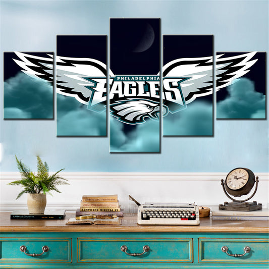American Football - 5 Pieces Wall Art - AF5098 - Philadelphia Eagles - American Football Poster - American Football Canvas