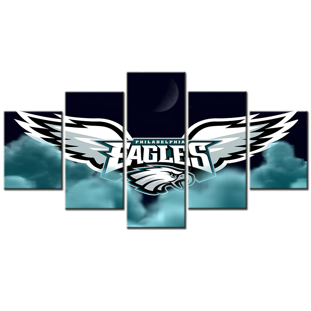 American Football - 5 Pieces Wall Art - AF5098 - Philadelphia Eagles - American Football Poster - American Football Canvas