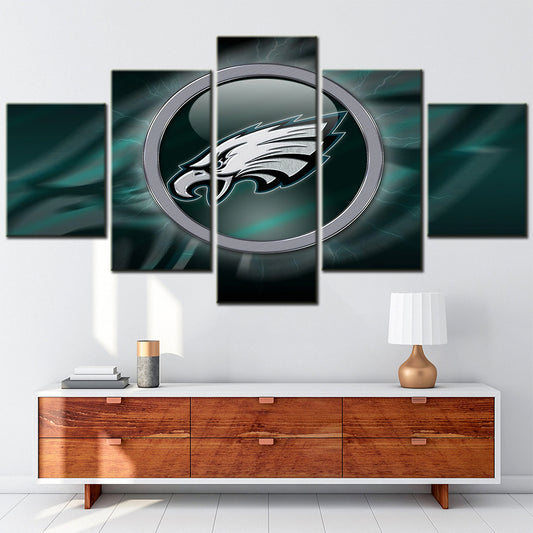 American Football - 5 Pieces Wall Art - AF5100 - Philadelphia Eagles - American Football Poster - American Football Canvas