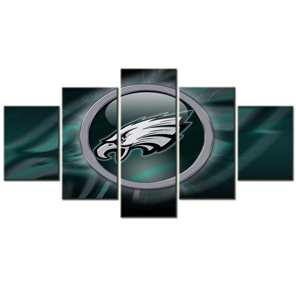 American Football - 5 Pieces Wall Art - AF5100 - Philadelphia Eagles - American Football Poster - American Football Canvas