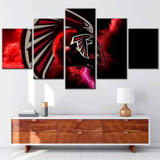American Football Canvas Wall Art - AF5134 - Atlanta Falcons - NFL Teams