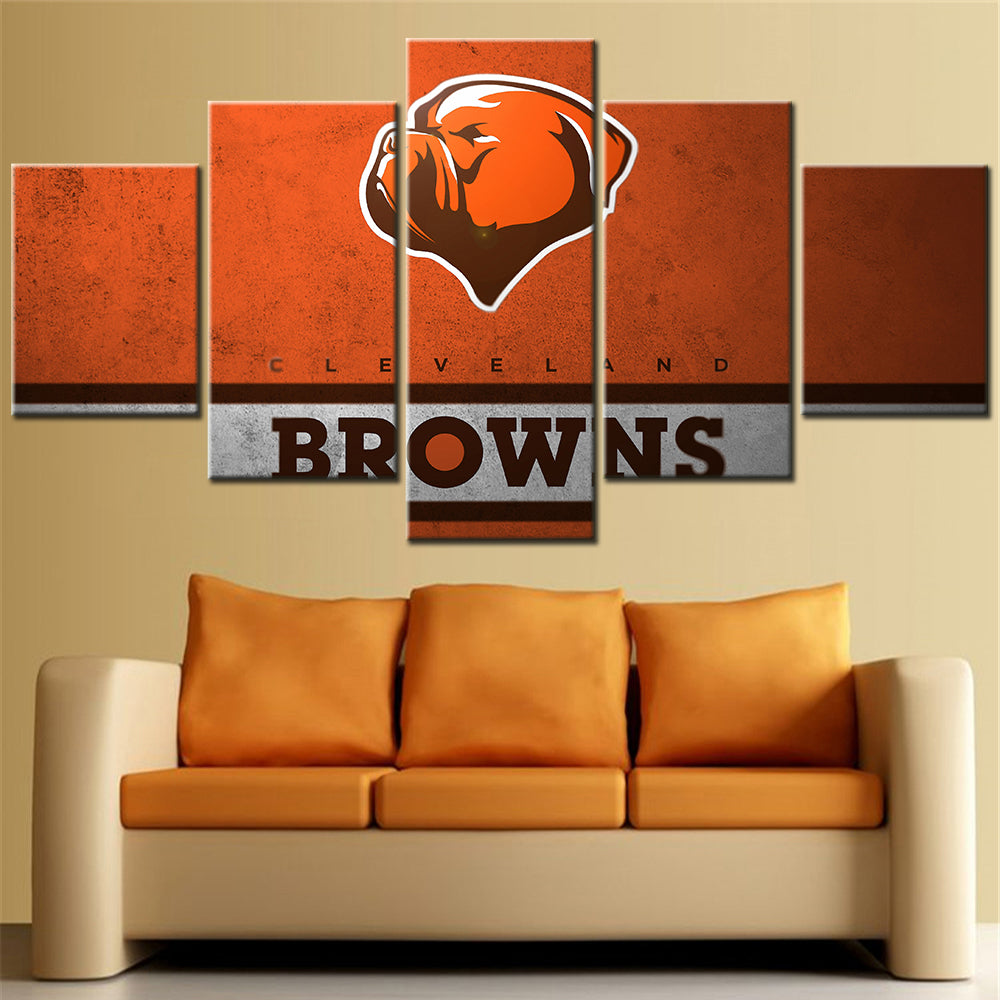 American Football Wall Art - AF5138 - Cleveland Browns - American Football Poster - American Football Canvas