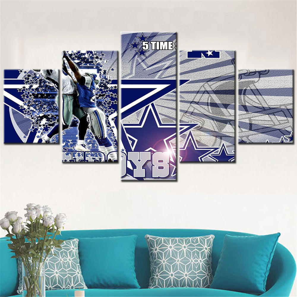 American Football Wall Art - AF5139 - Dallas Cowboys - American Football Poster - American Football Canvas