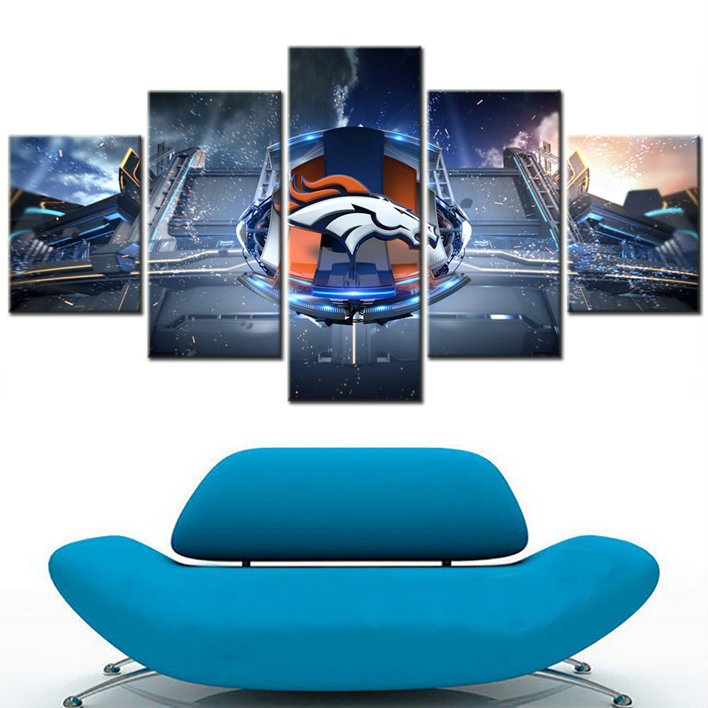 American Football Wall Art - AF5142 - Denver Broncos - American Football Poster - American Football Canvas
