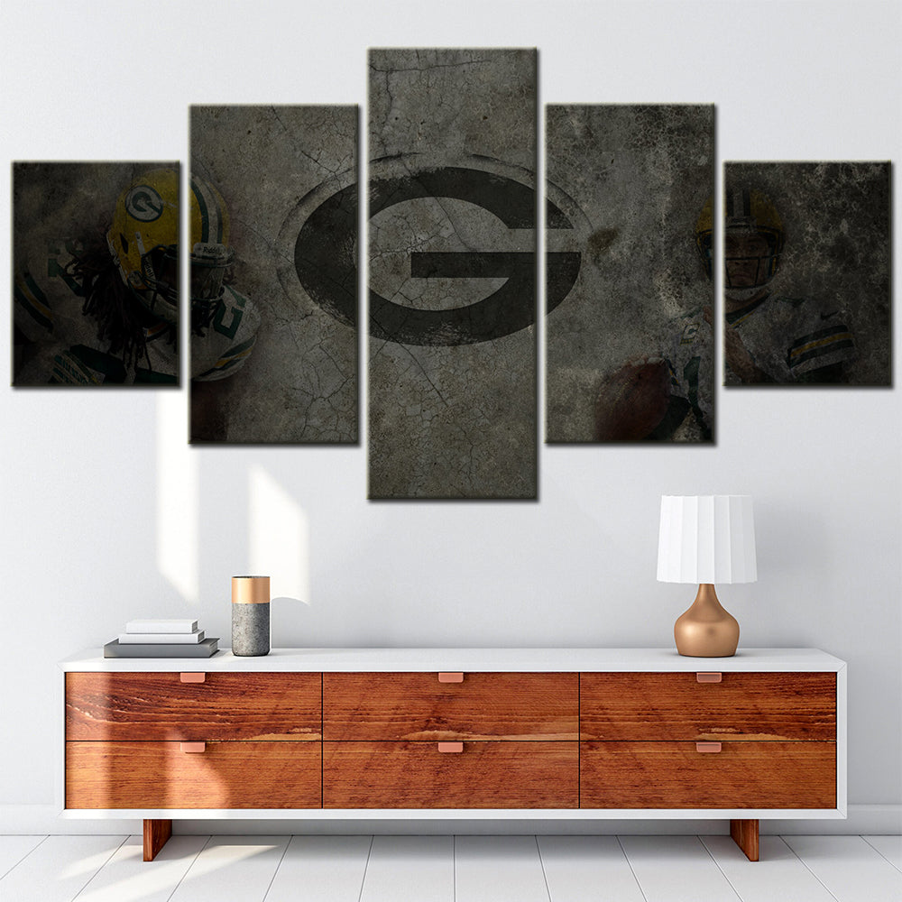 American Football Wall Art - AF5145 - Green Bay Packers - American Football Poster - American Football Canvas