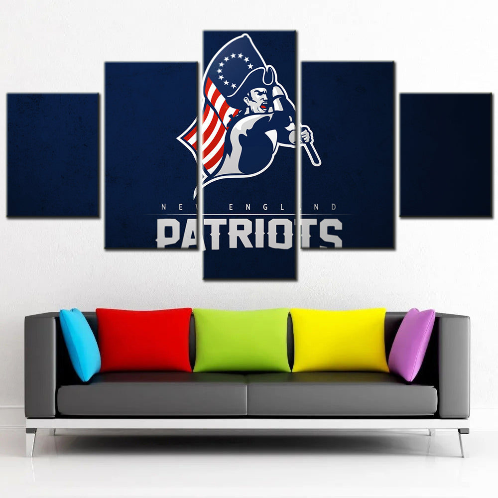American Football Wall Art - AF5152 - New England Patriots - American Football Poster - American Football Canvas