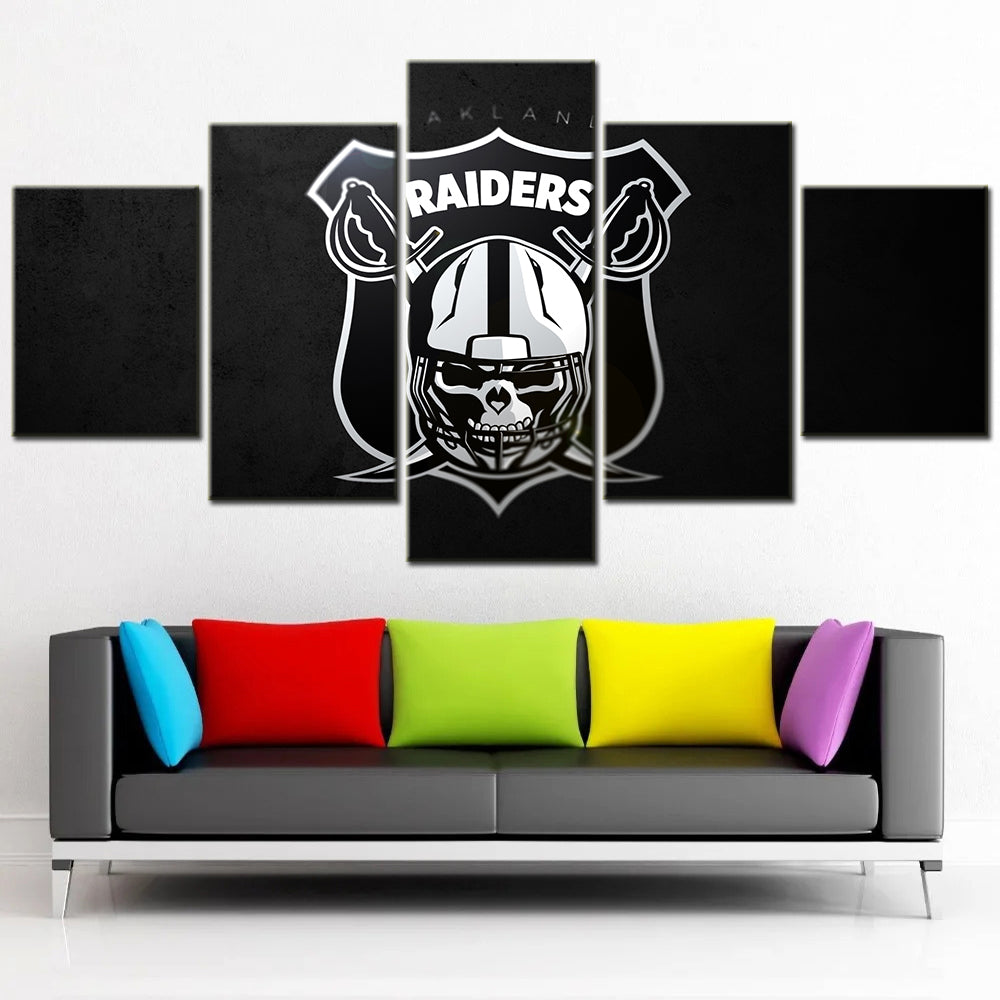 American Football Wall Art - AF5154 - Oakland Raiders - American Football Poster - American Football Canvas