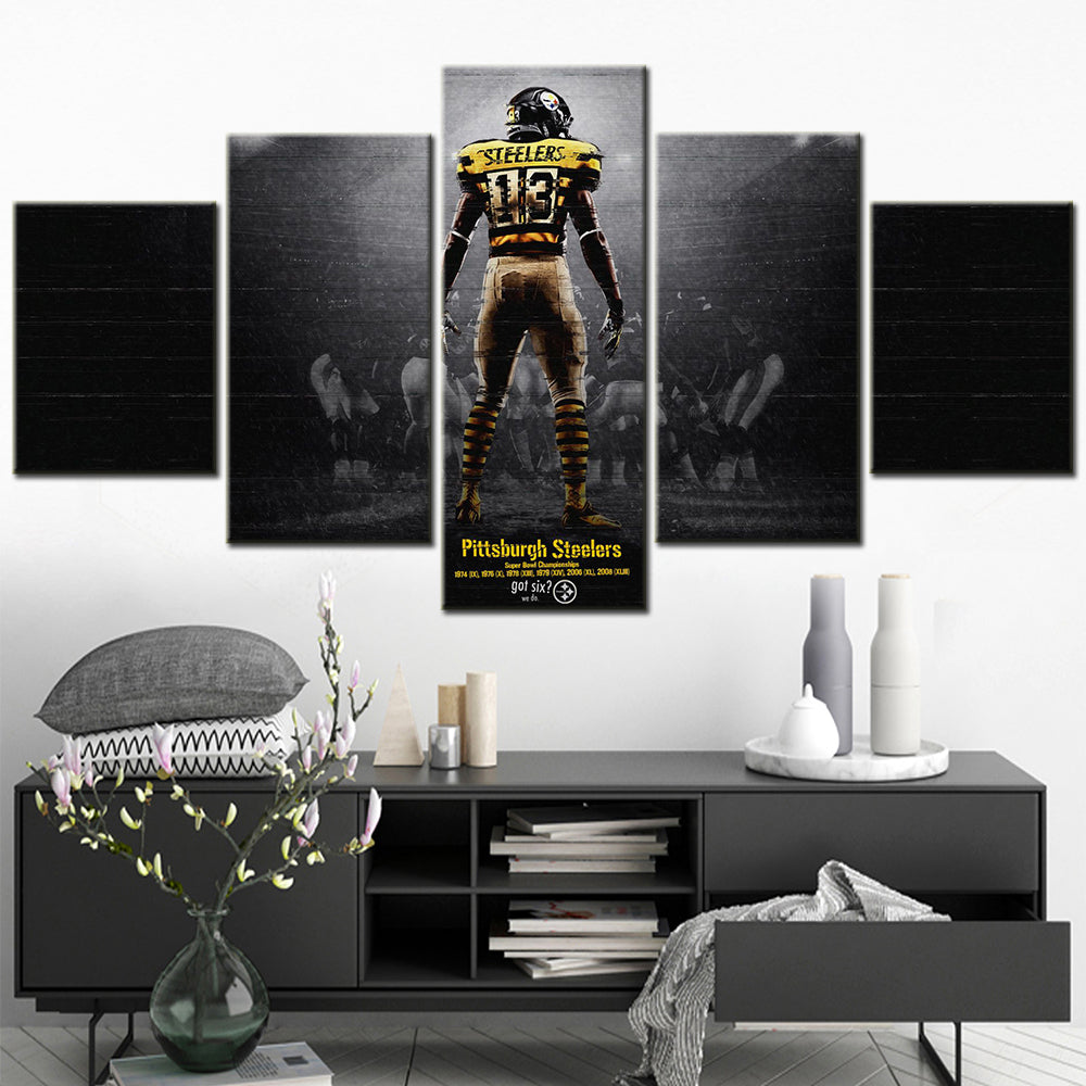 American Football Wall Art - AF5155 - Pittsburgh Steelers - American Football Poster - American Football Canvas