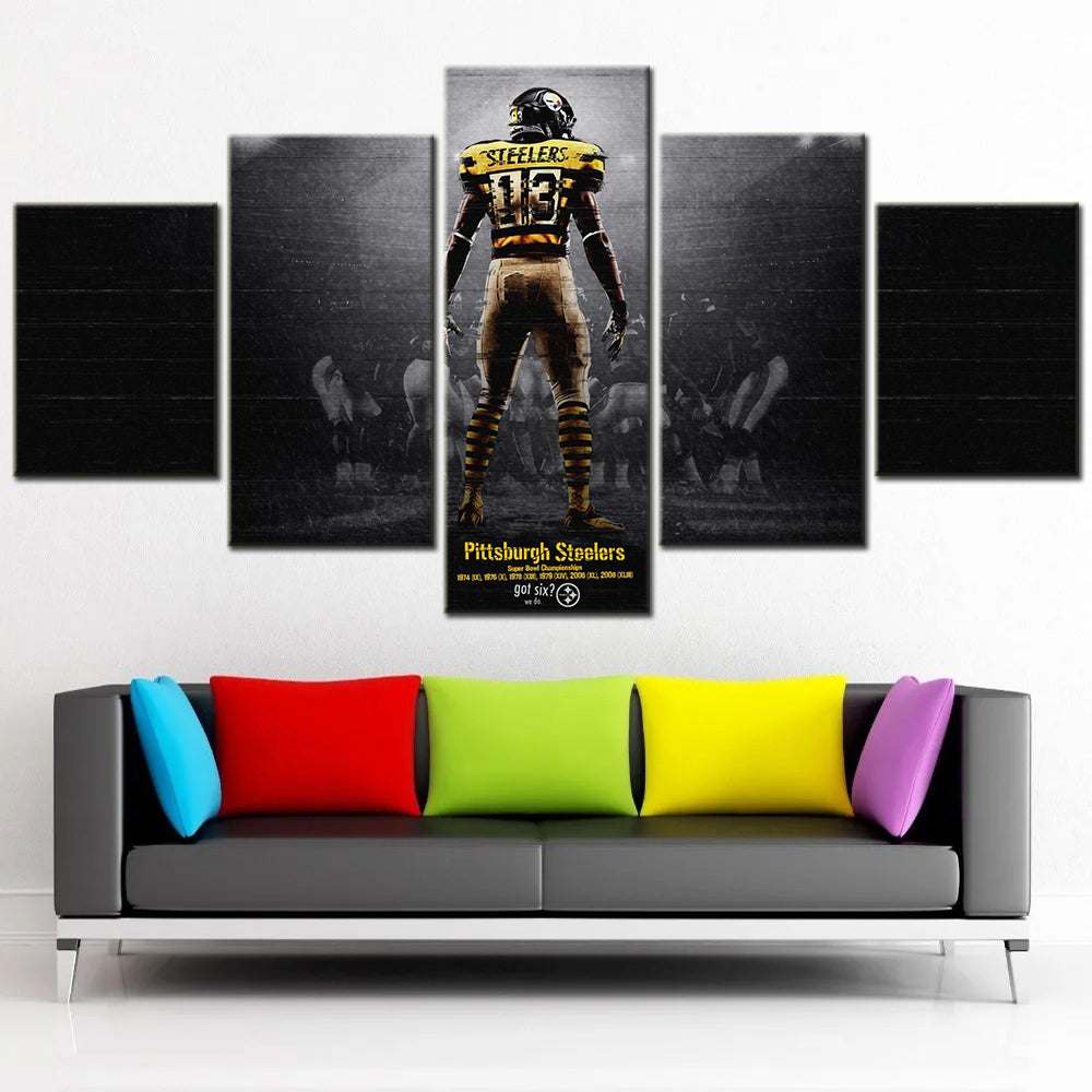 American Football Wall Art - AF5155 - Pittsburgh Steelers - American Football Poster - American Football Canvas